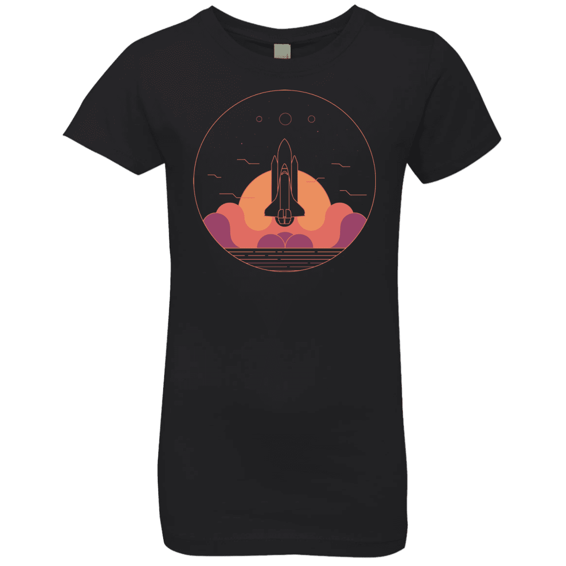 T-Shirts Black / YXS Discovery Star Girls Premium T-Shirt