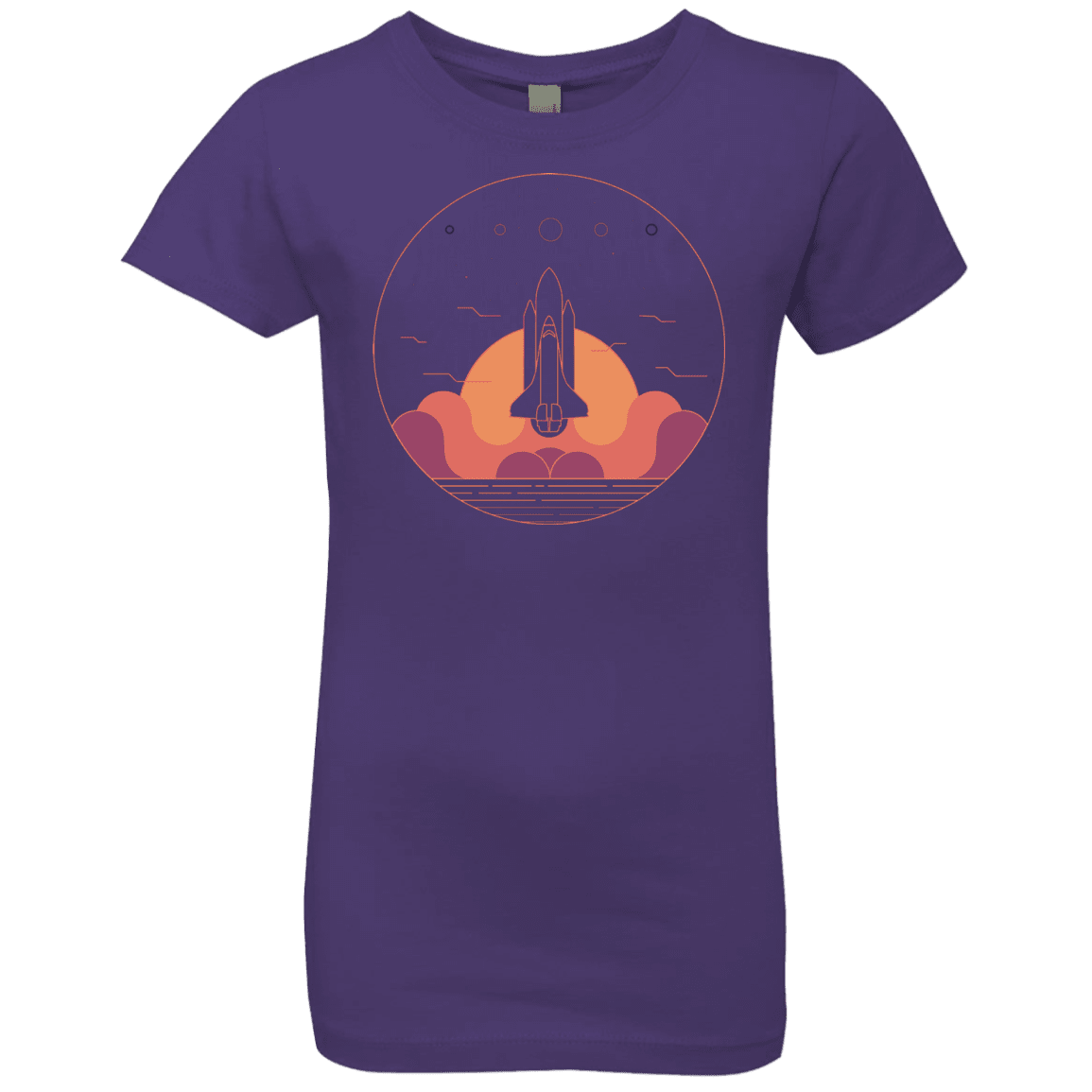 T-Shirts Purple Rush / YXS Discovery Star Girls Premium T-Shirt