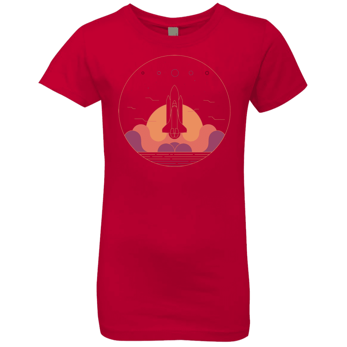 T-Shirts Red / YXS Discovery Star Girls Premium T-Shirt