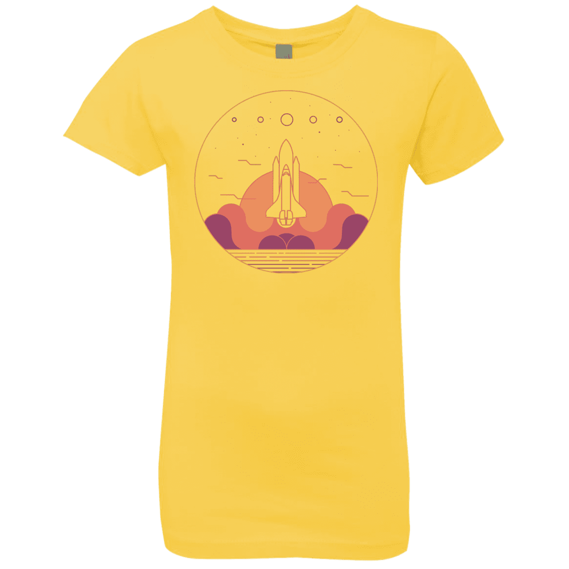 T-Shirts Vibrant Yellow / YXS Discovery Star Girls Premium T-Shirt