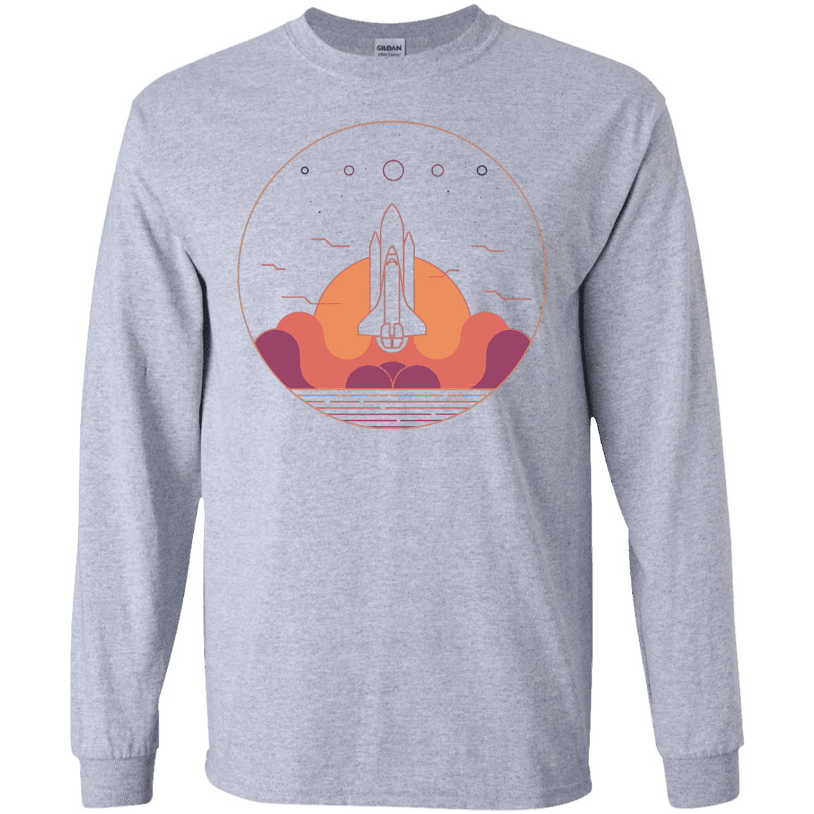 T-Shirts Sport Grey / S Discovery Star Men's Long Sleeve T-Shirt