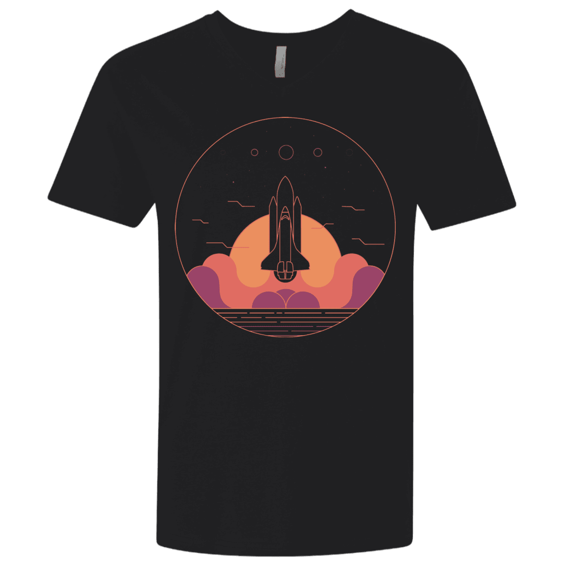 T-Shirts Black / X-Small Discovery Star Men's Premium V-Neck