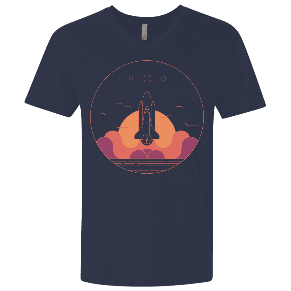 T-Shirts Midnight Navy / X-Small Discovery Star Men's Premium V-Neck