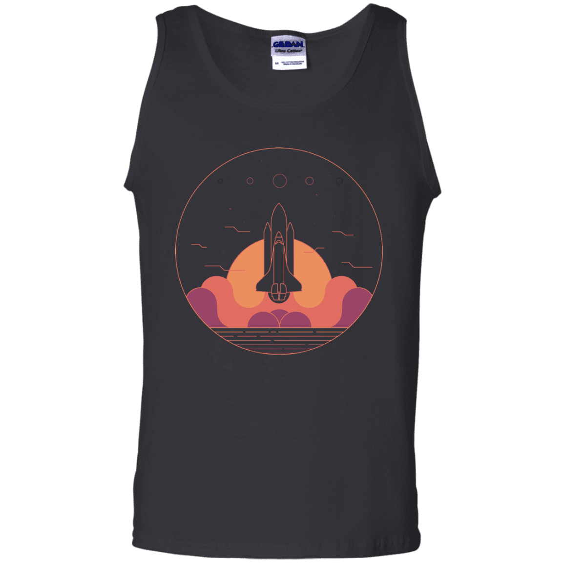 T-Shirts Black / S Discovery Star Men's Tank Top