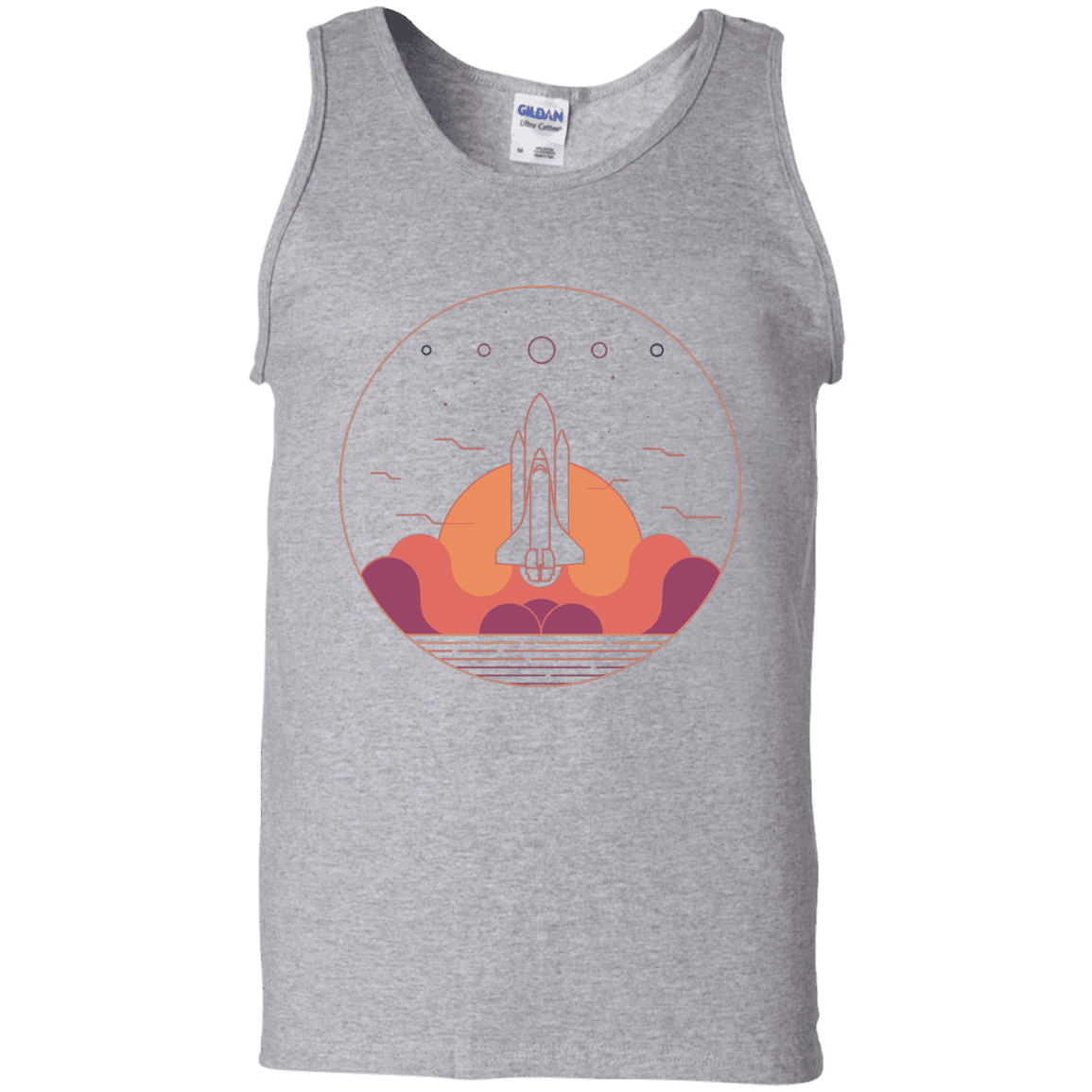 T-Shirts Sport Grey / S Discovery Star Men's Tank Top