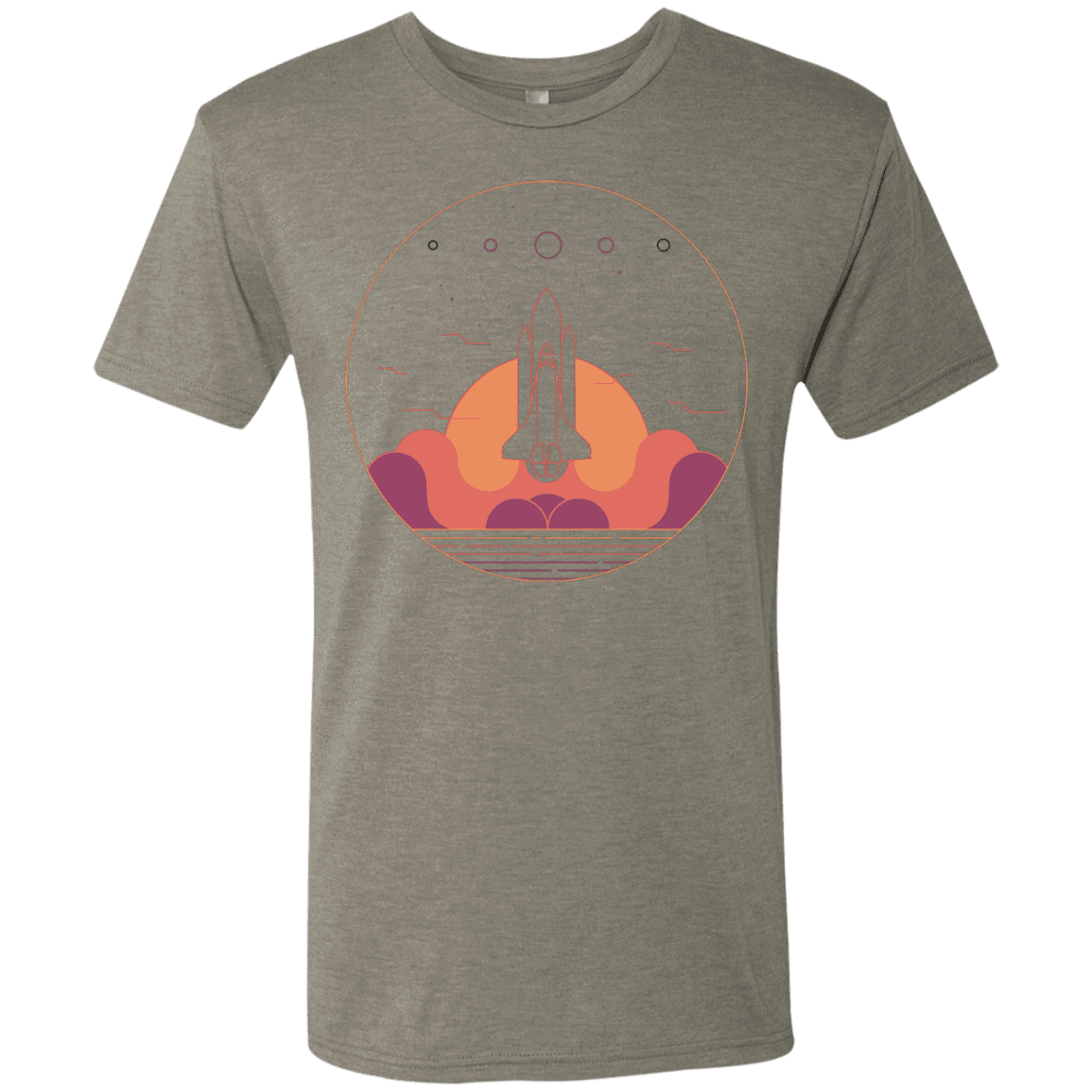 T-Shirts Venetian Grey / S Discovery Star Men's Triblend T-Shirt