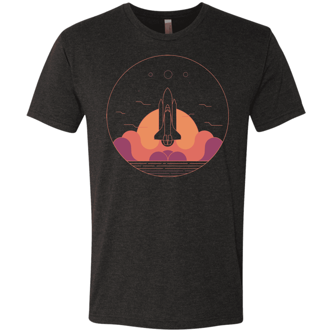 T-Shirts Vintage Black / S Discovery Star Men's Triblend T-Shirt