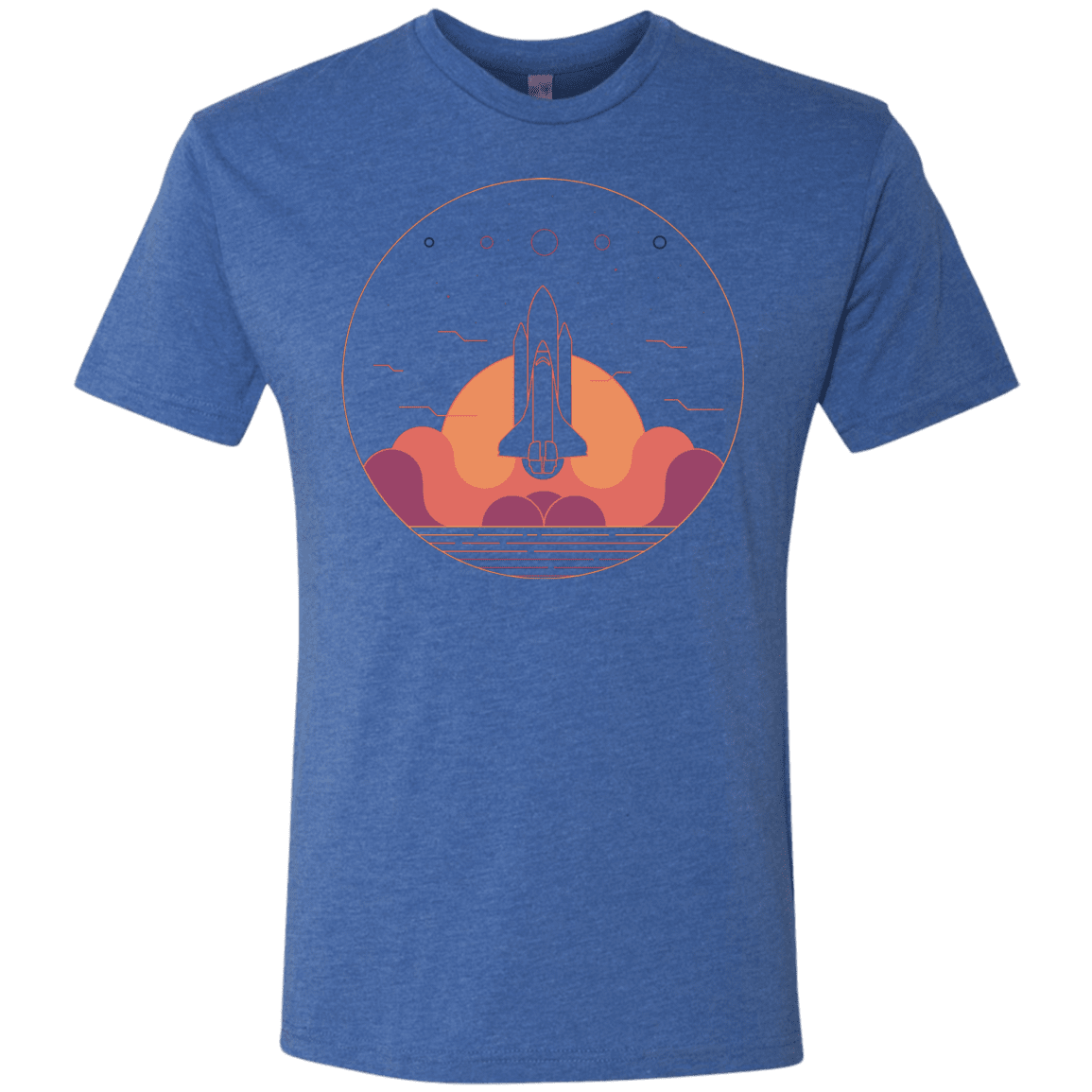 T-Shirts Vintage Royal / S Discovery Star Men's Triblend T-Shirt