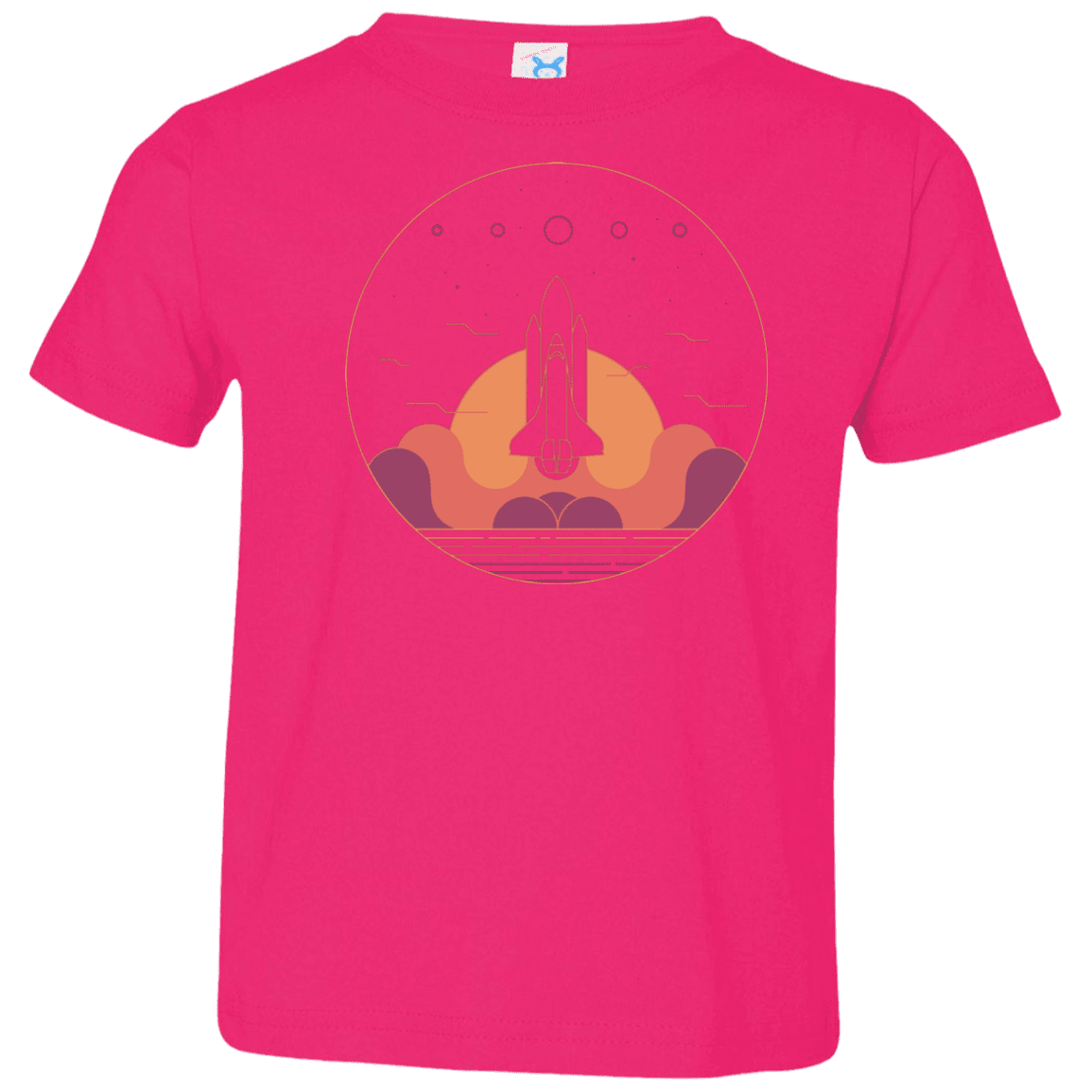 T-Shirts Hot Pink / 2T Discovery Star Toddler Premium T-Shirt