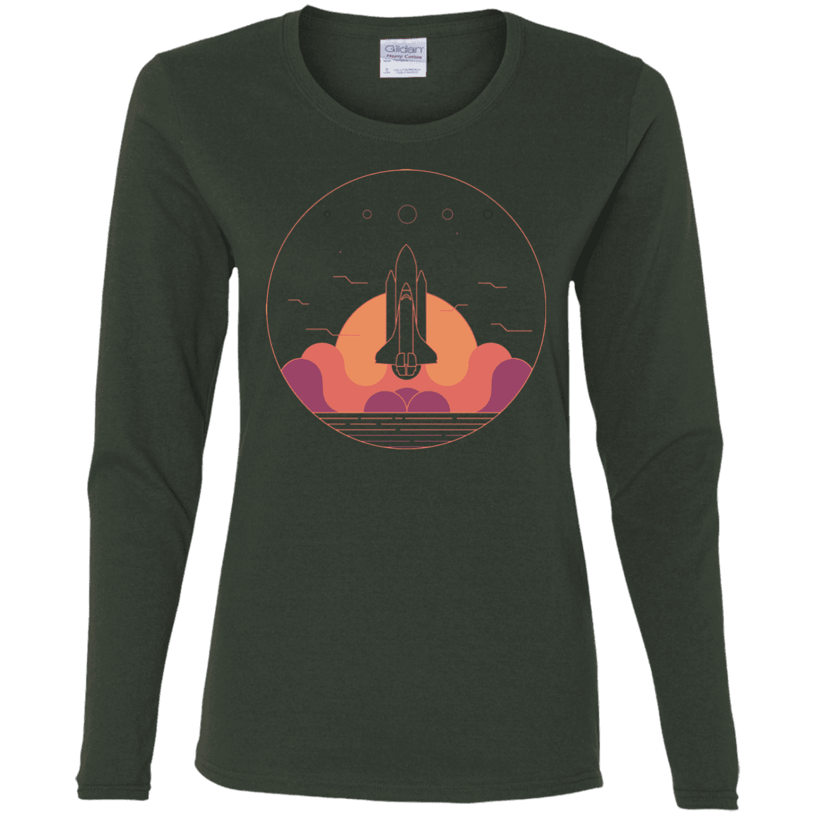 T-Shirts Forest / S Discovery Star Women's Long Sleeve T-Shirt
