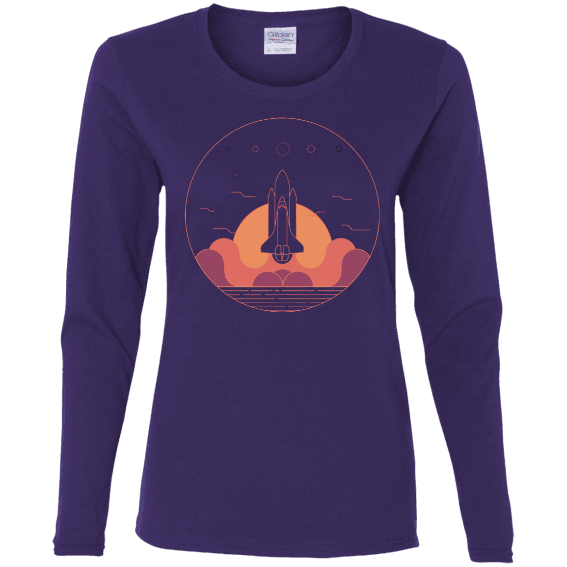 T-Shirts Purple / S Discovery Star Women's Long Sleeve T-Shirt