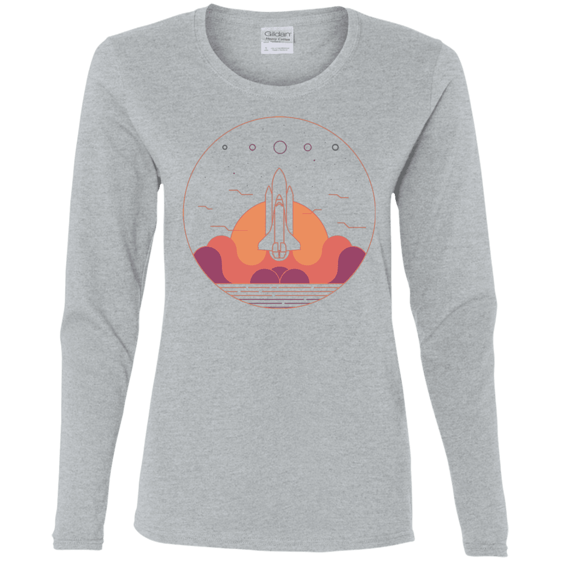 T-Shirts Sport Grey / S Discovery Star Women's Long Sleeve T-Shirt