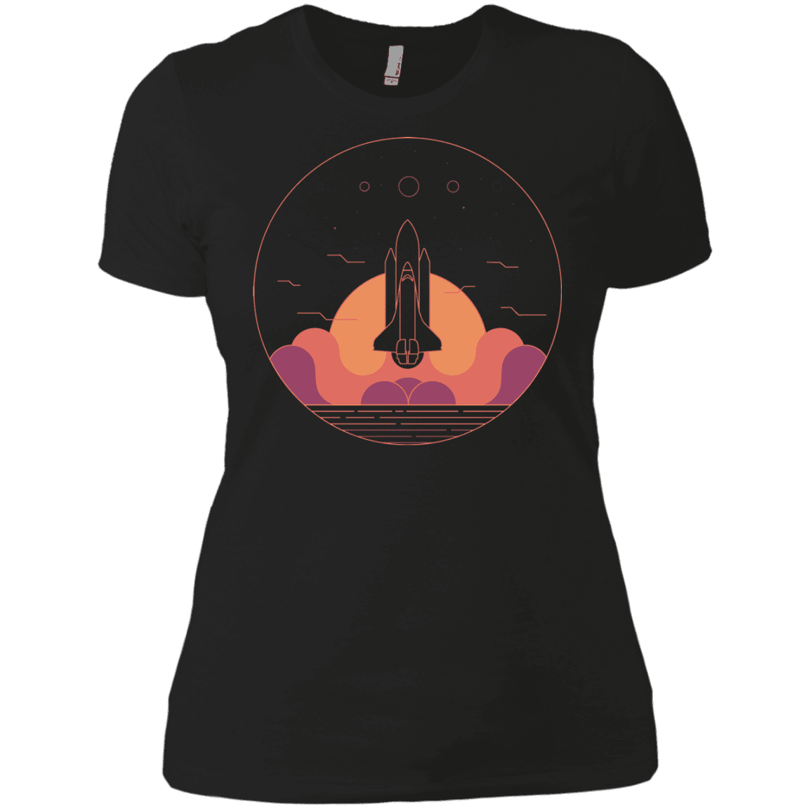 T-Shirts Black / X-Small Discovery Star Women's Premium T-Shirt
