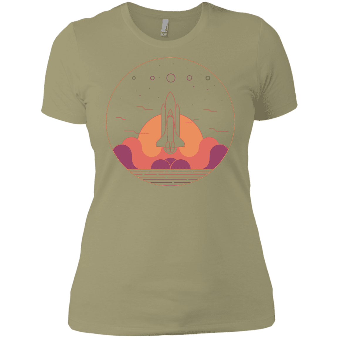 T-Shirts Light Olive / X-Small Discovery Star Women's Premium T-Shirt