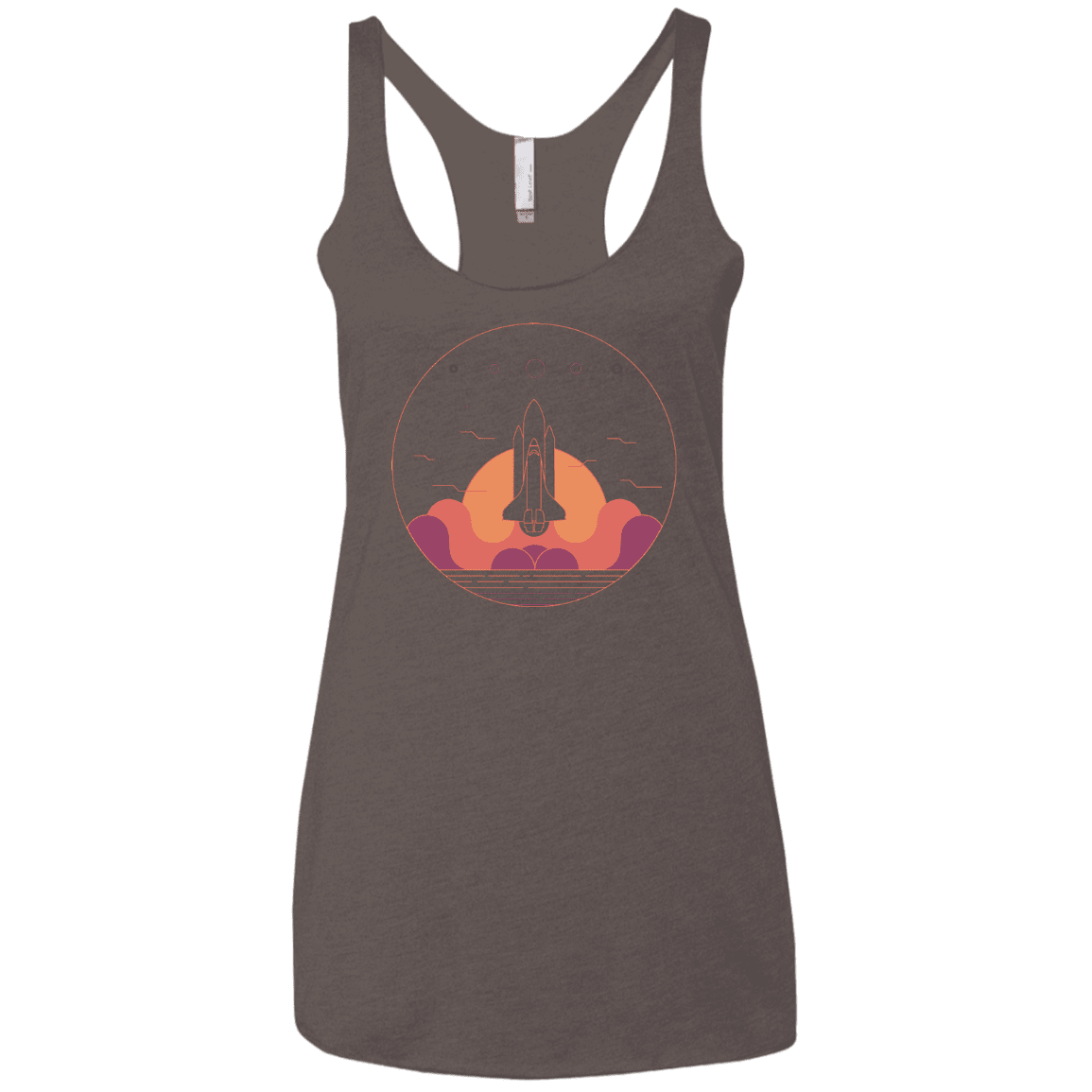 T-Shirts Macchiato / X-Small Discovery Star Women's Triblend Racerback Tank
