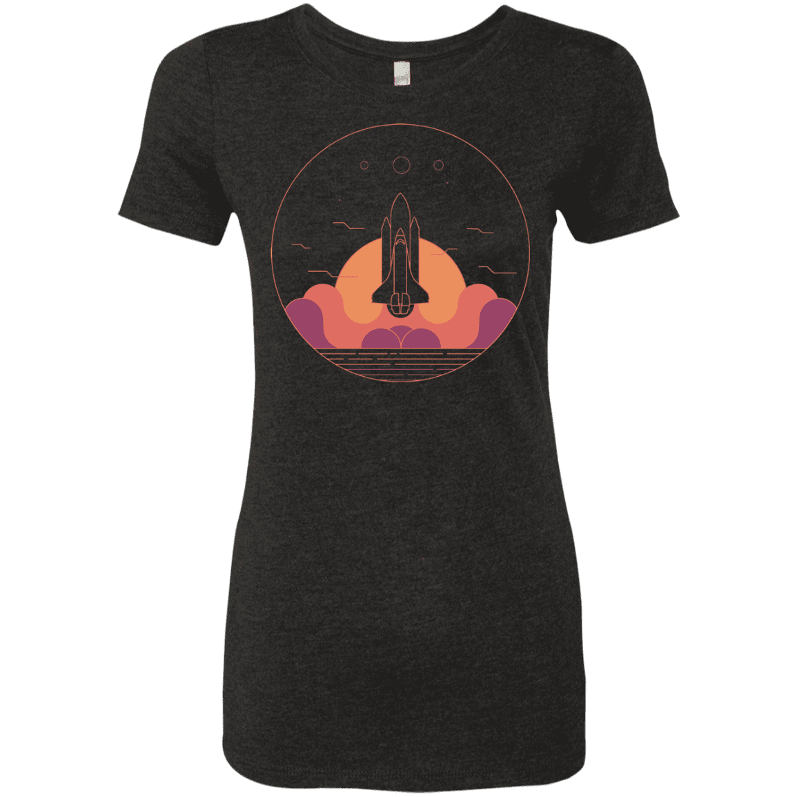 T-Shirts Vintage Black / S Discovery Star Women's Triblend T-Shirt
