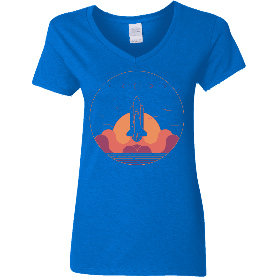 T-Shirts Royal / S Discovery Star Women's V-Neck T-Shirt