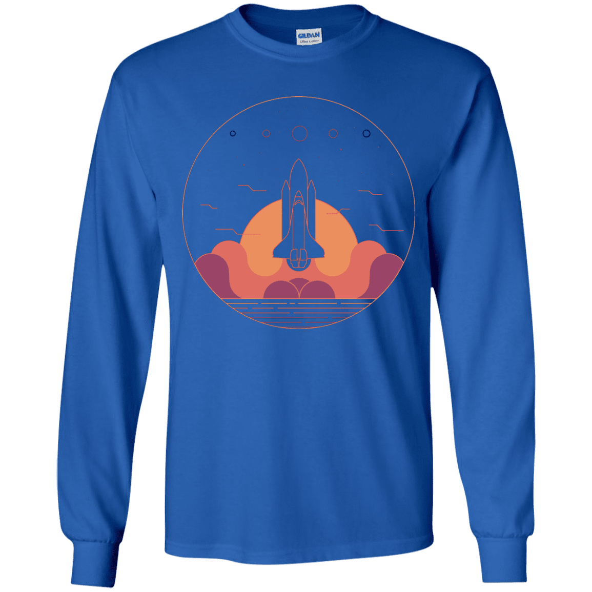 T-Shirts Royal / YS Discovery Star Youth Long Sleeve T-Shirt