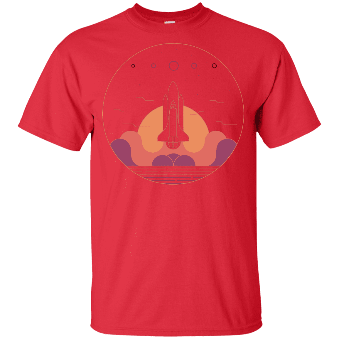 T-Shirts Red / YXS Discovery Star Youth T-Shirt