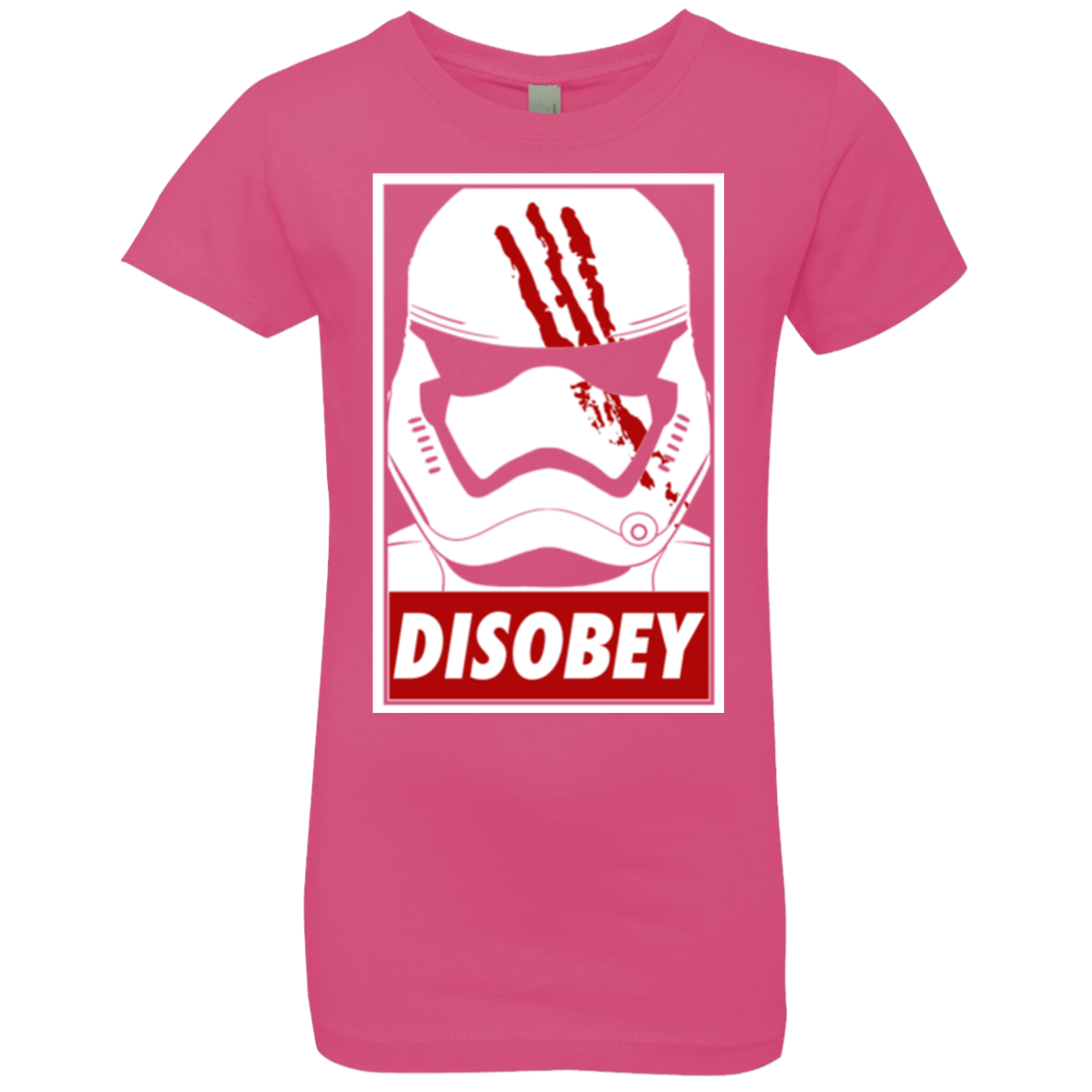 T-Shirts Hot Pink / YXS Disobey Girls Premium T-Shirt