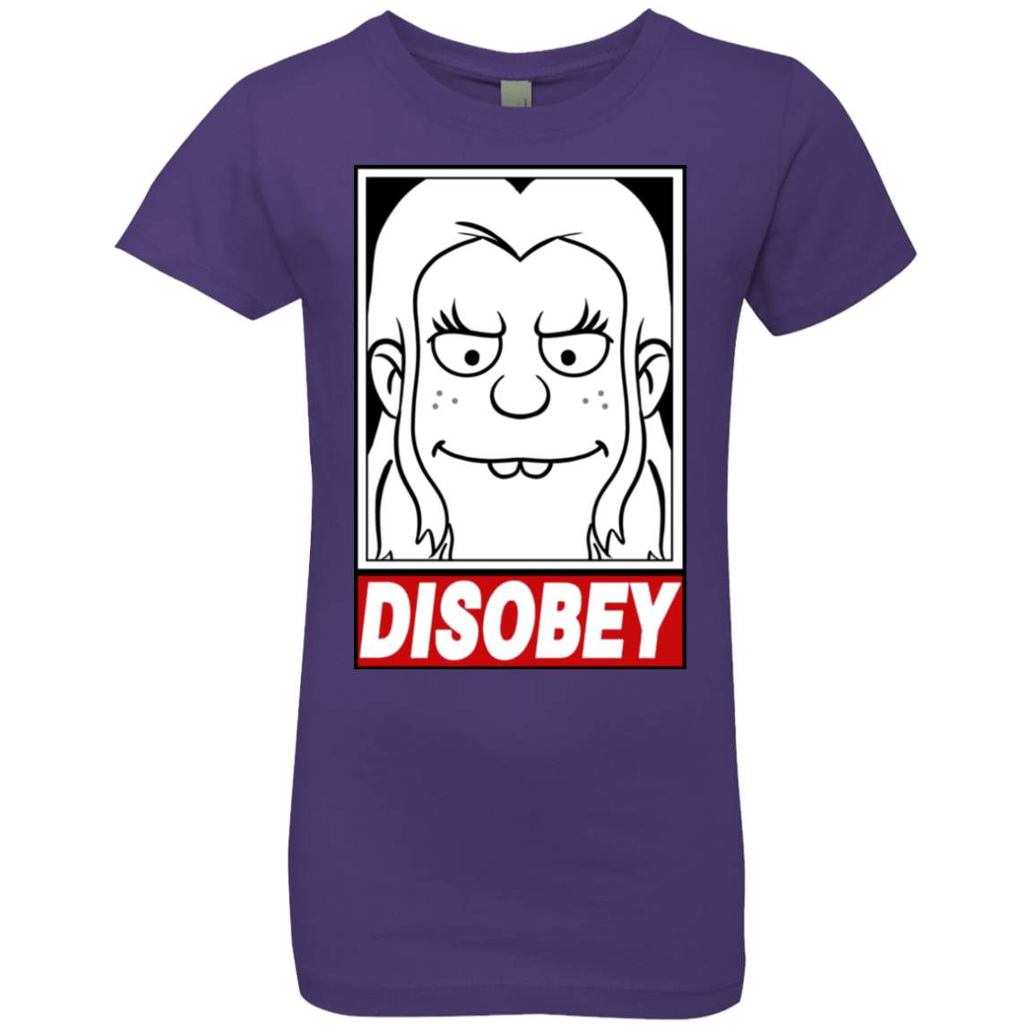 T-Shirts Purple Rush / YXS Disobey Girls Premium T-Shirt