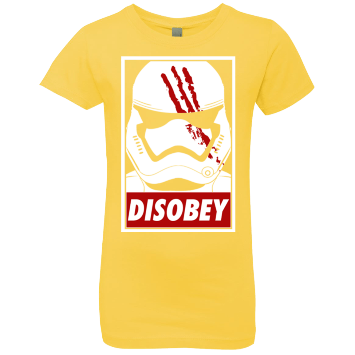 T-Shirts Vibrant Yellow / YXS Disobey Girls Premium T-Shirt
