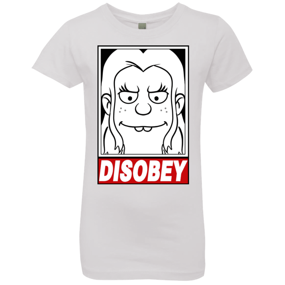 T-Shirts White / YXS Disobey Girls Premium T-Shirt