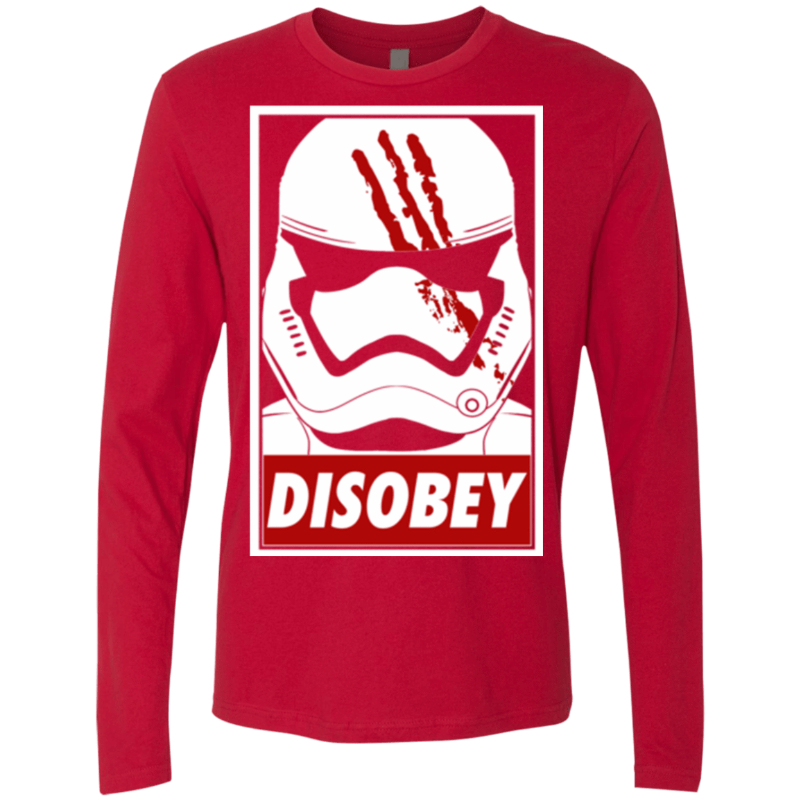 T-Shirts Red / Small Disobey Men's Premium Long Sleeve
