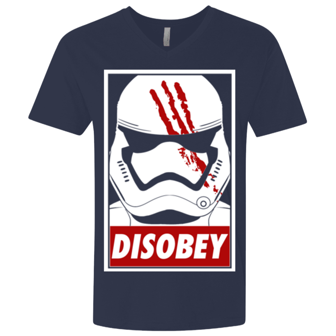 T-Shirts Midnight Navy / X-Small Disobey Men's Premium V-Neck