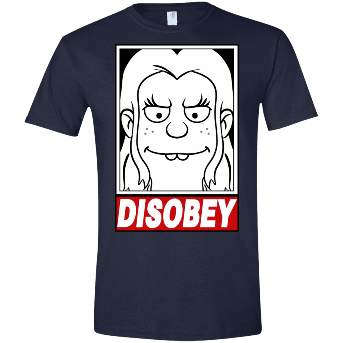 T-Shirts Navy / X-Small Disobey Men's Semi-Fitted Softstyle
