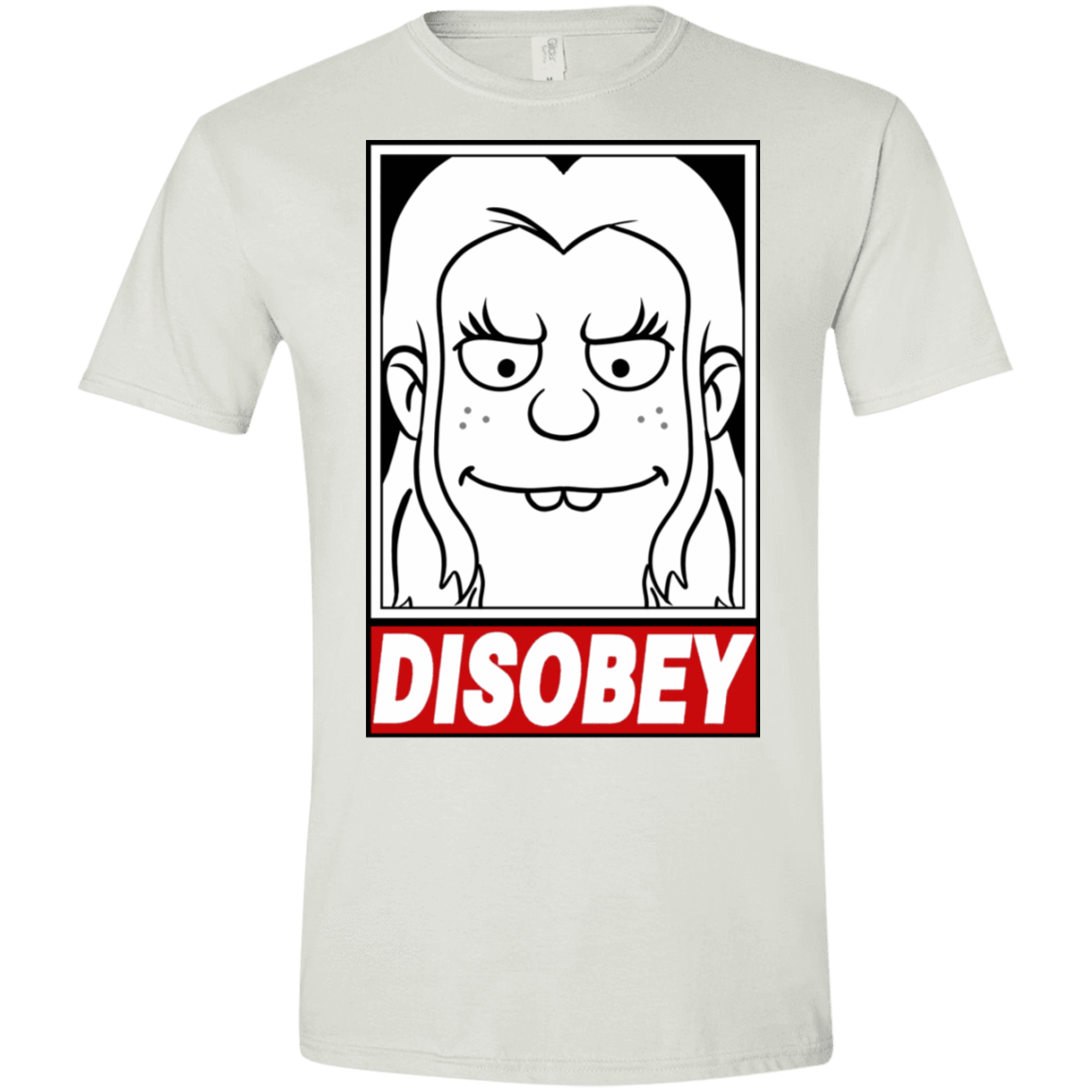 T-Shirts White / X-Small Disobey Men's Semi-Fitted Softstyle
