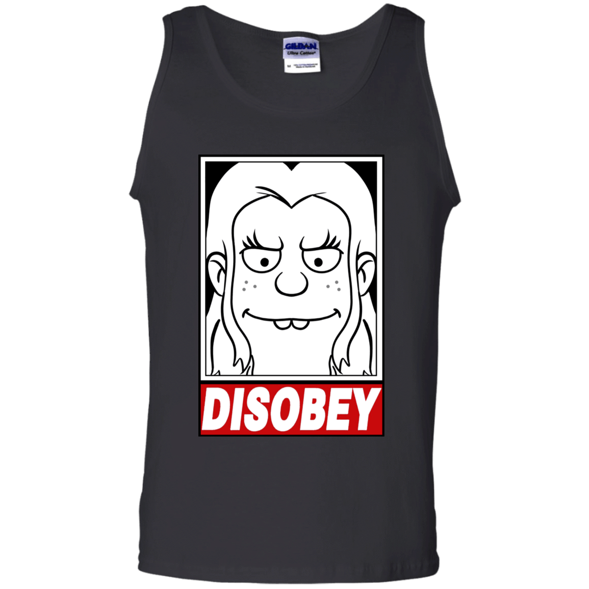 T-Shirts Black / S Disobey Men's Tank Top