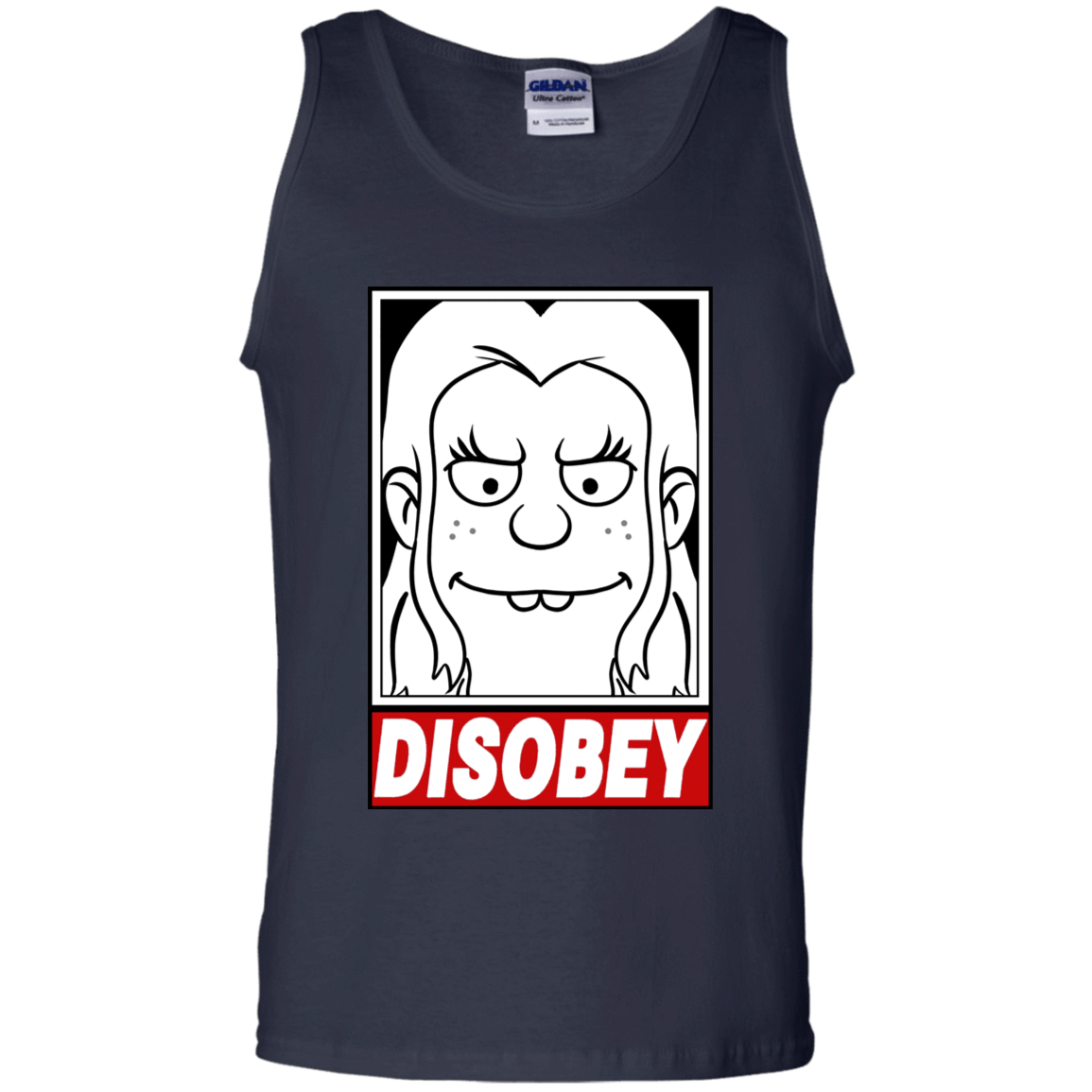 T-Shirts Navy / S Disobey Men's Tank Top