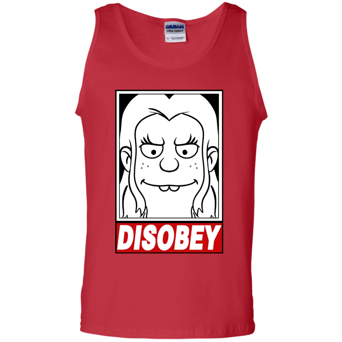 T-Shirts Red / S Disobey Men's Tank Top