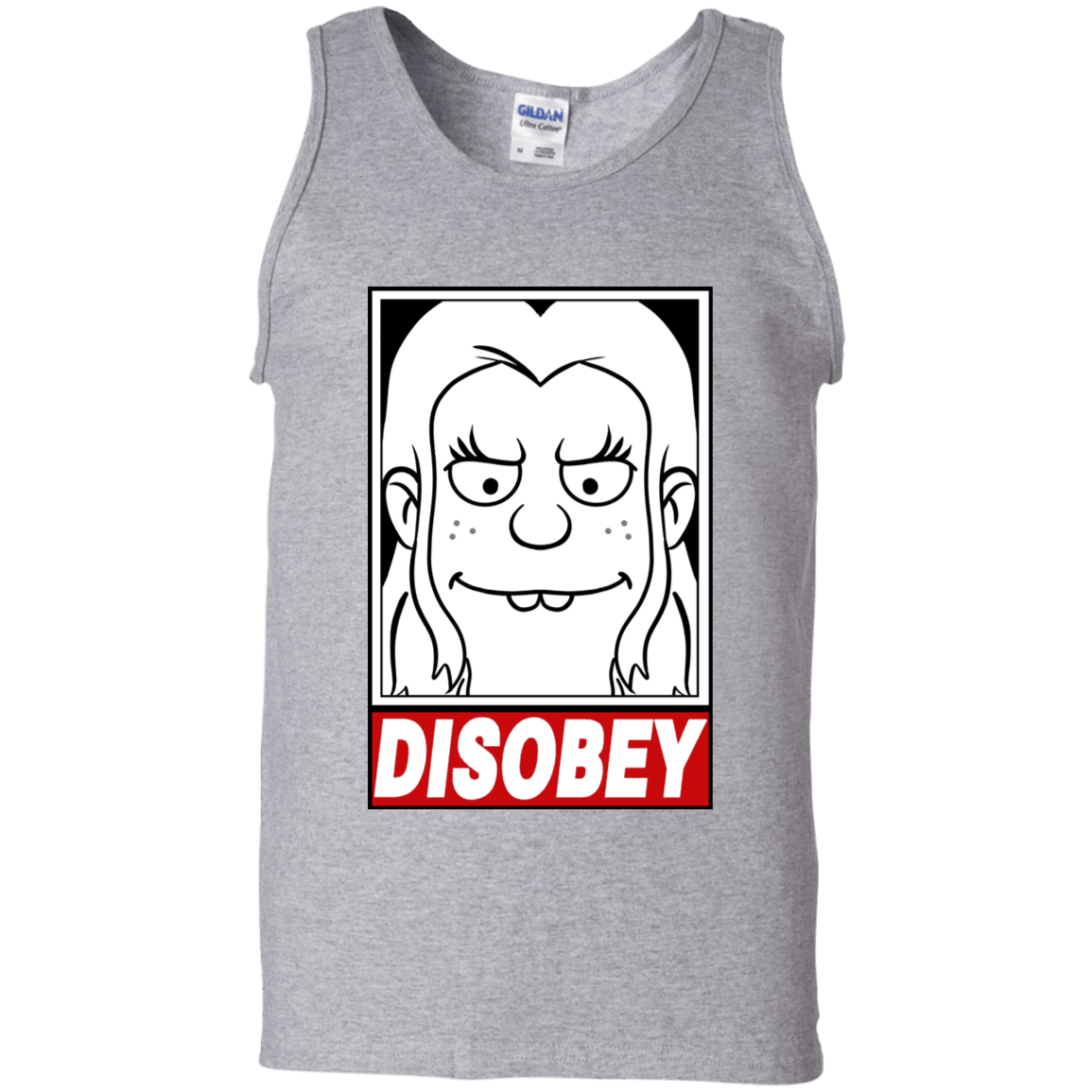 T-Shirts Sport Grey / S Disobey Men's Tank Top