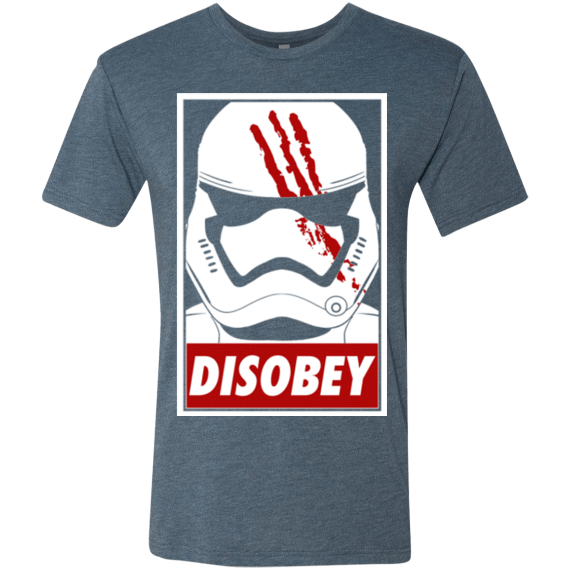 T-Shirts Indigo / Small Disobey Men's Triblend T-Shirt