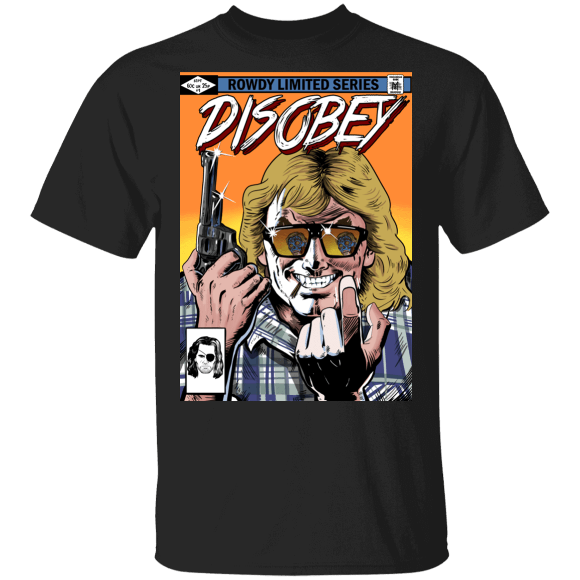 T-Shirts Black / S Disobey Rowdy T-Shirt