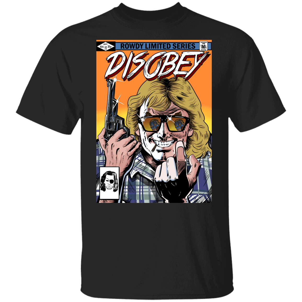 T-Shirts Black / YXS Disobey Rowdy Youth T-Shirt