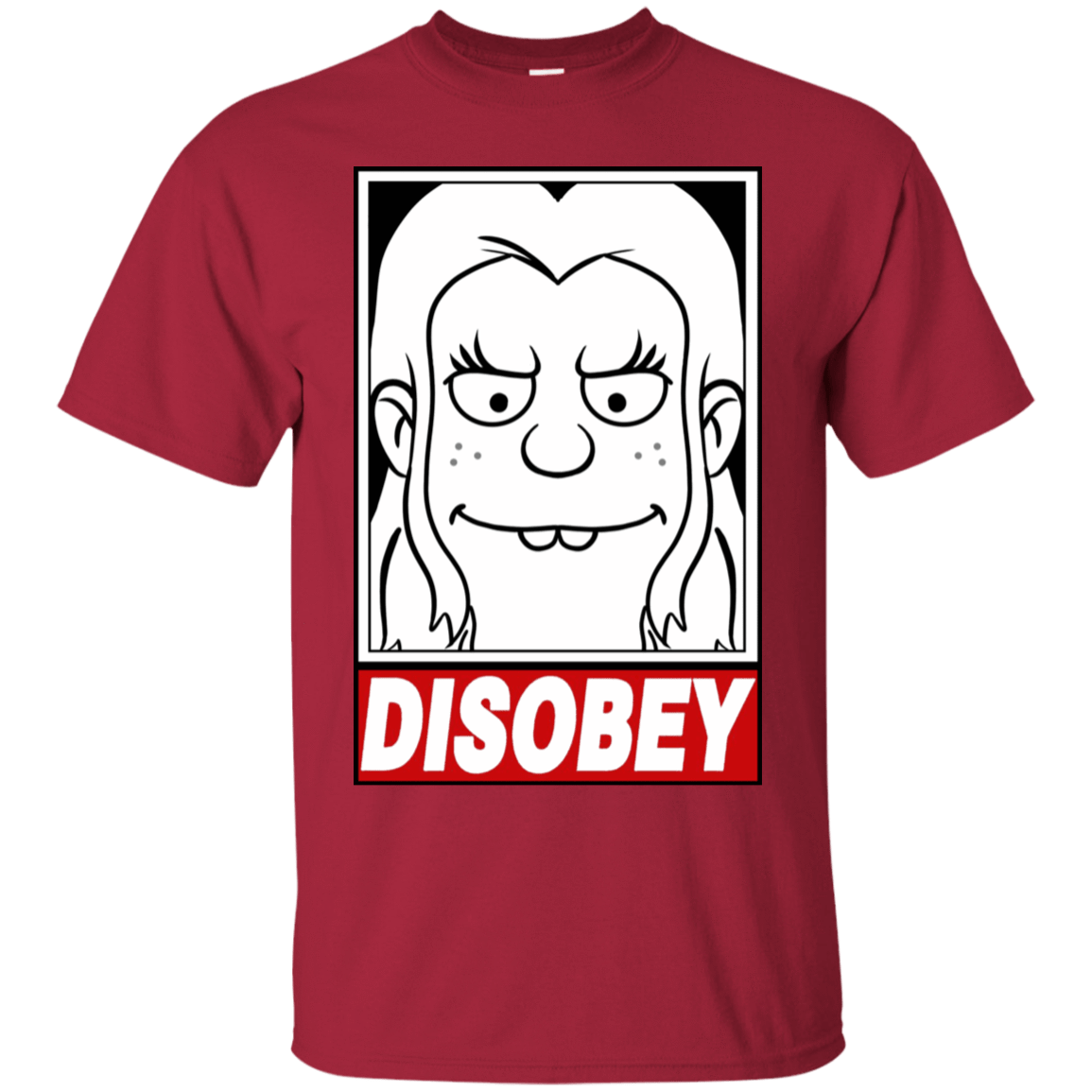 T-Shirts Cardinal / S Disobey T-Shirt