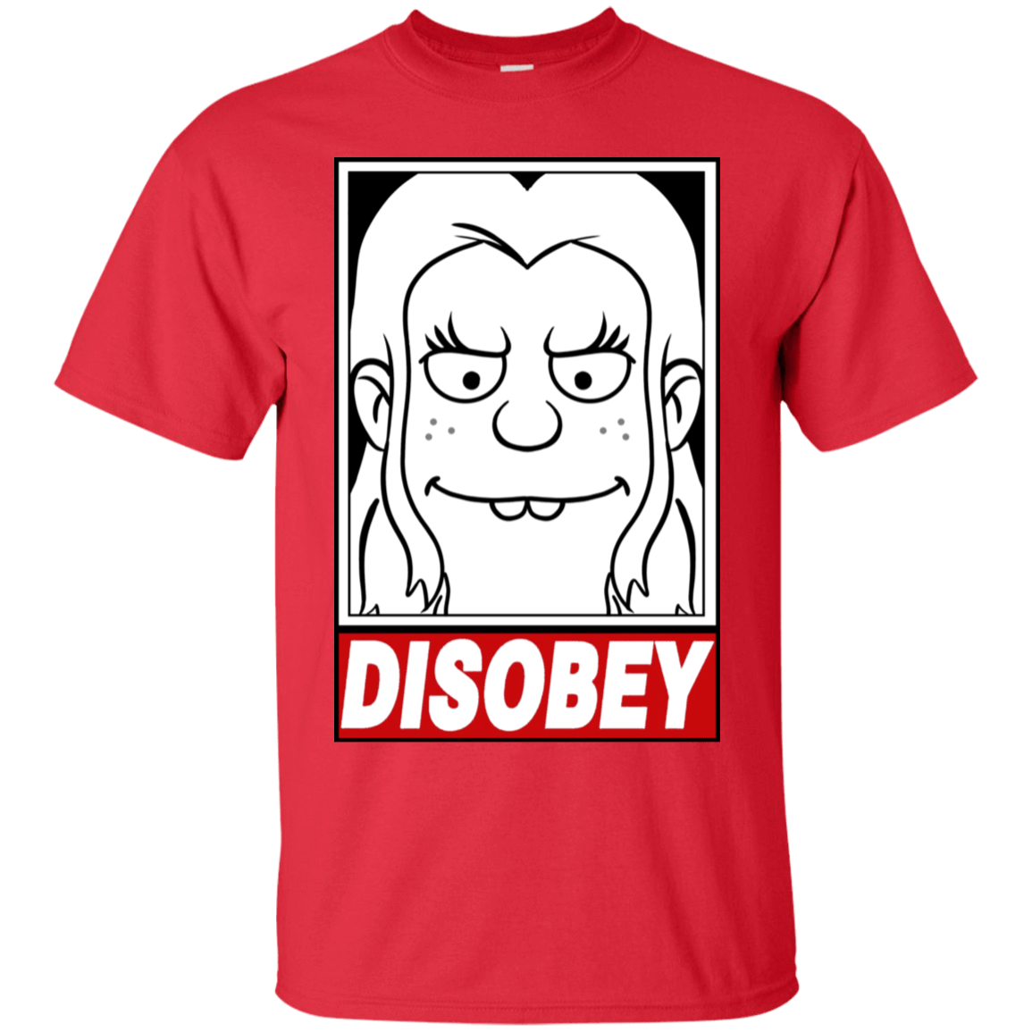 T-Shirts Red / S Disobey T-Shirt