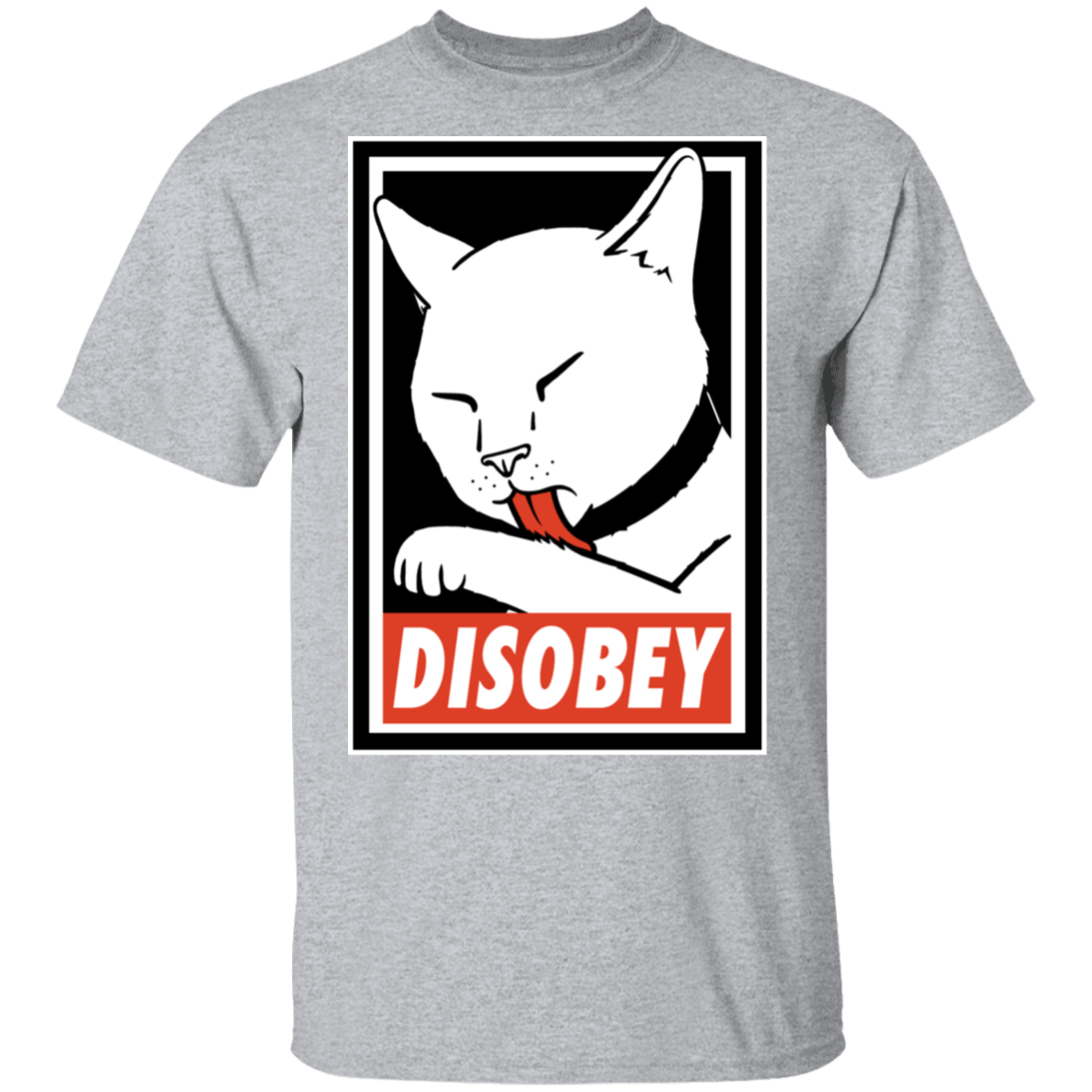 T-Shirts Sport Grey / S Disobey T-Shirt