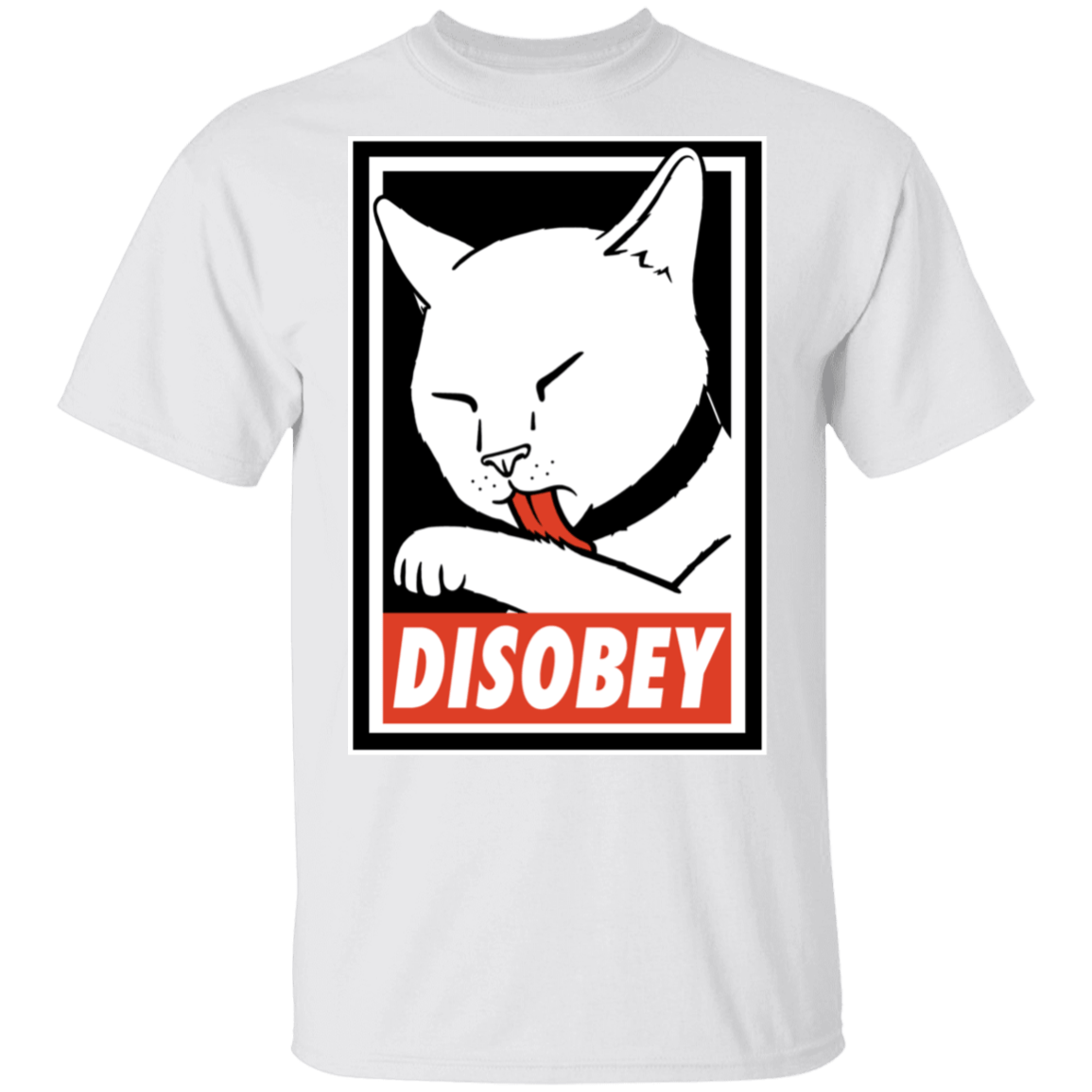 T-Shirts White / S Disobey T-Shirt