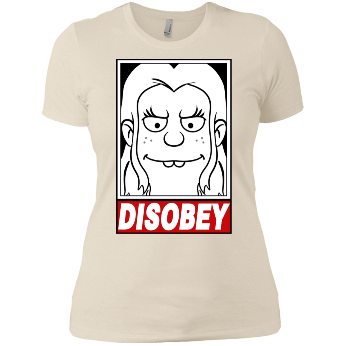 T-Shirts Ivory/ / X-Small Disobey Women's Premium T-Shirt