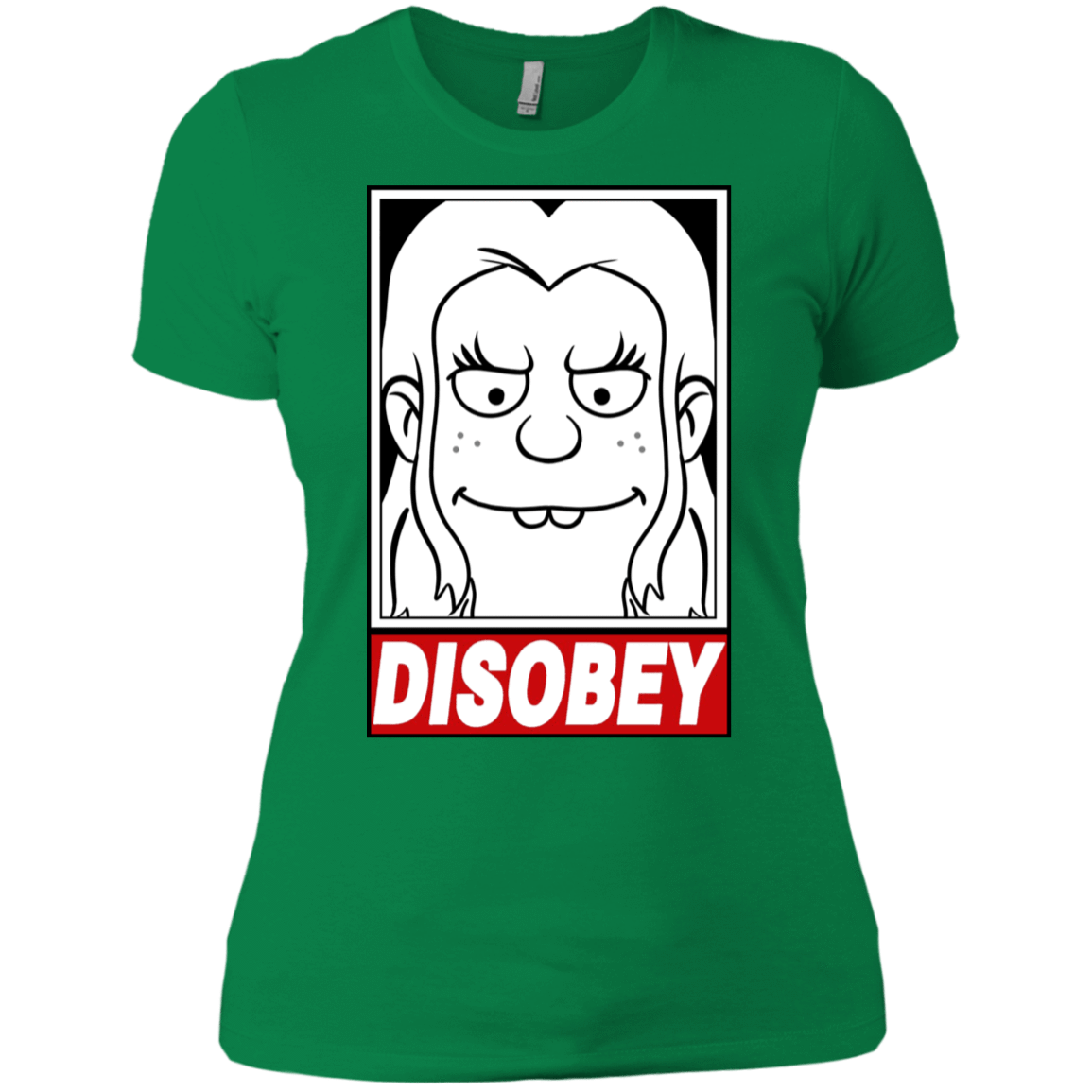 T-Shirts Kelly Green / X-Small Disobey Women's Premium T-Shirt