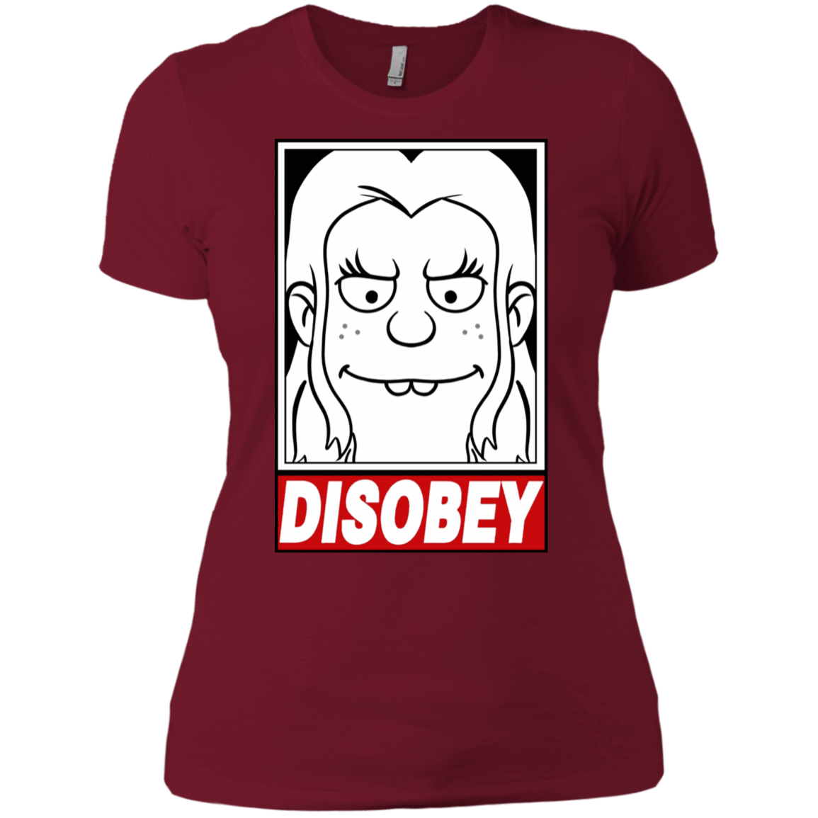 T-Shirts Scarlet / S Disobey Women's Premium T-Shirt