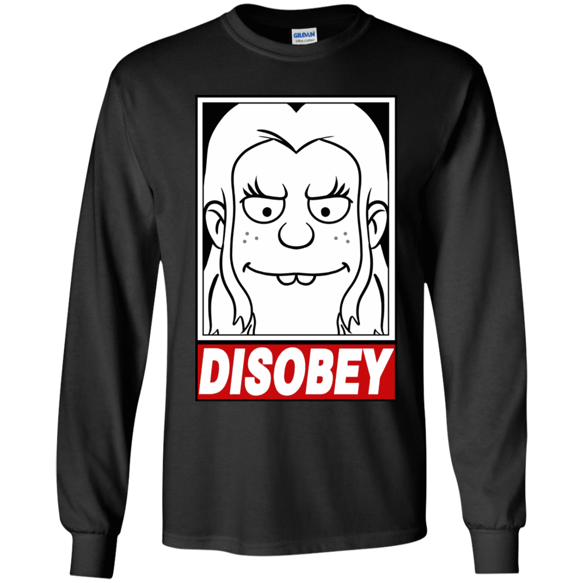 T-Shirts Black / YS Disobey Youth Long Sleeve T-Shirt