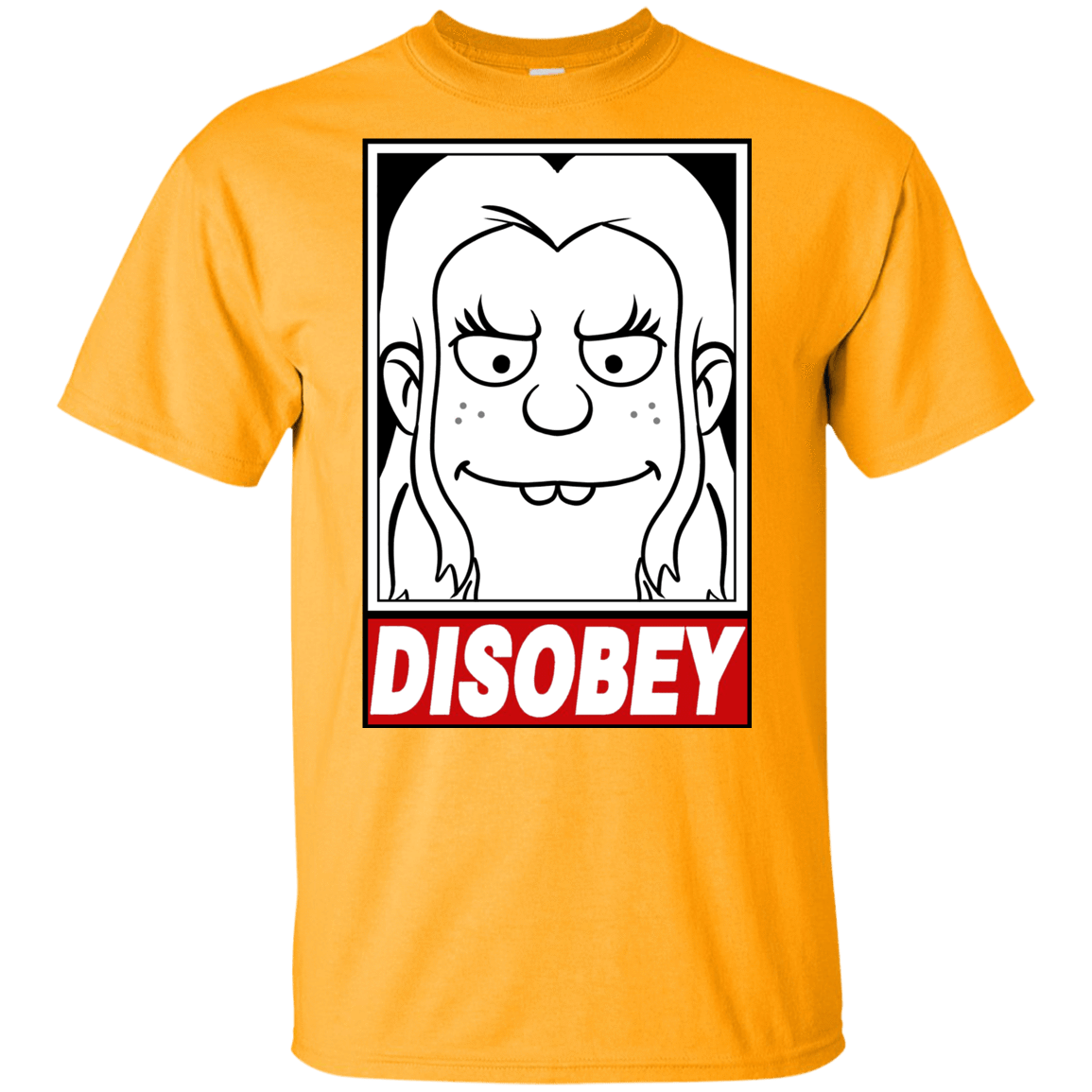 T-Shirts Gold / YXS Disobey Youth T-Shirt