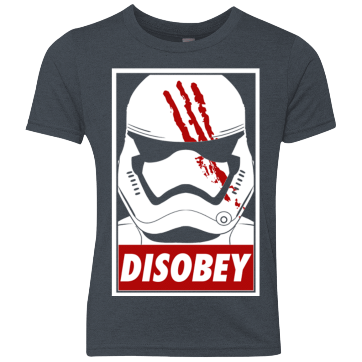 T-Shirts Vintage Navy / YXS Disobey Youth Triblend T-Shirt