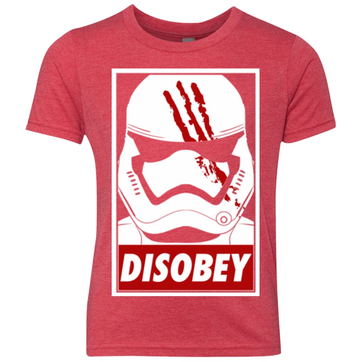 T-Shirts Vintage Red / YXS Disobey Youth Triblend T-Shirt