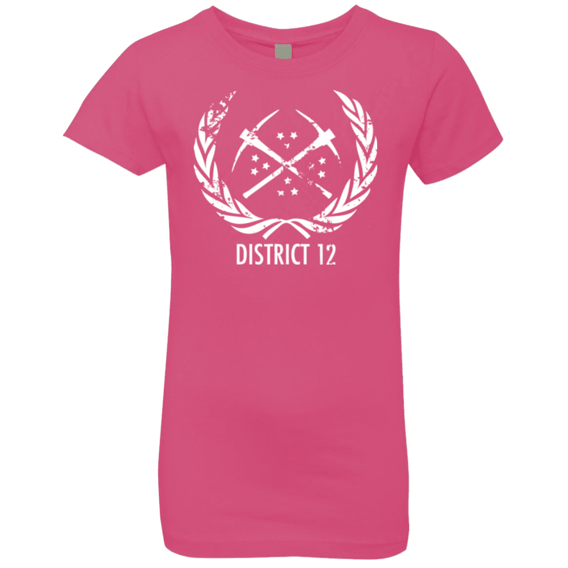 T-Shirts Hot Pink / YXS District 12 Girls Premium T-Shirt